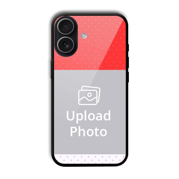 Red White Customized Printed Back Cover for iPhone 17