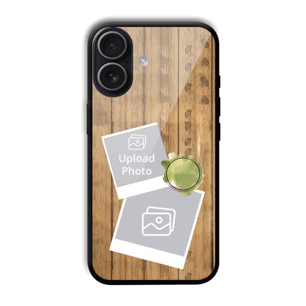 Wooden Photo Collage Customized Printed Back Cover for iPhone 17