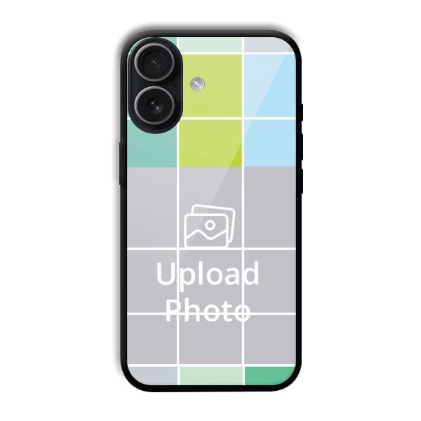 Grid Customized Printed Back Cover for iPhone 17