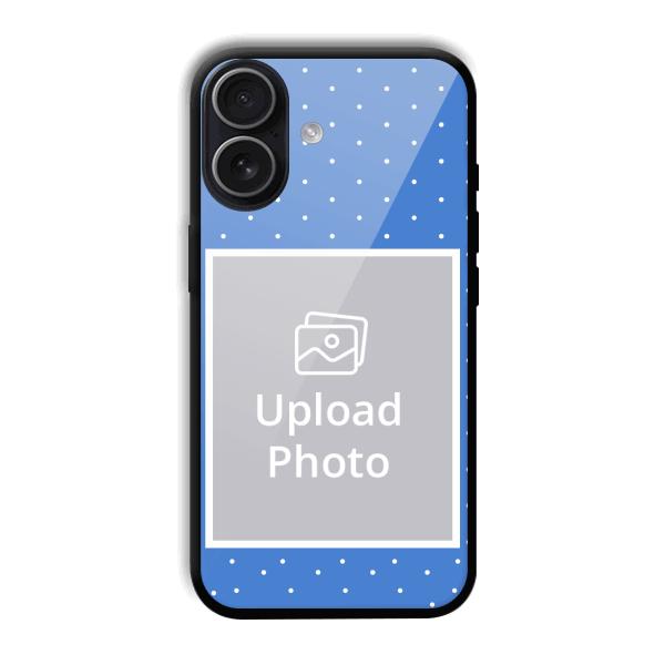 Sky Blue White Customized Printed Back Cover for iPhone 17