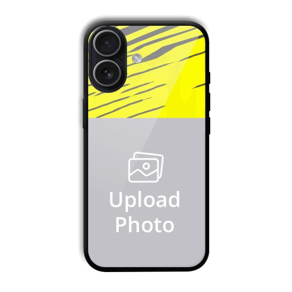 Yellow Lines Customized Printed Back Cover for iPhone 17