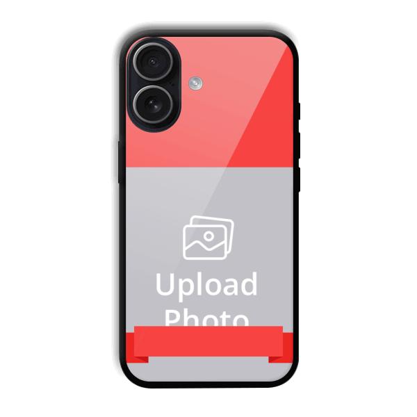 Red Design Customized Printed Back Cover for iPhone 17