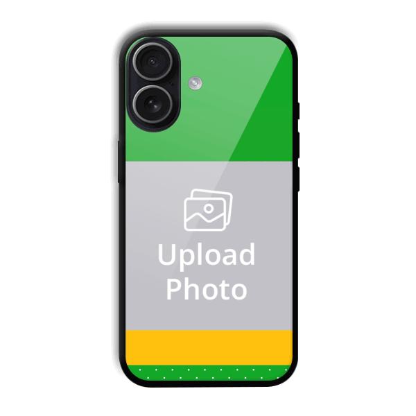 Green Yellow Customized Printed Back Cover for iPhone 17