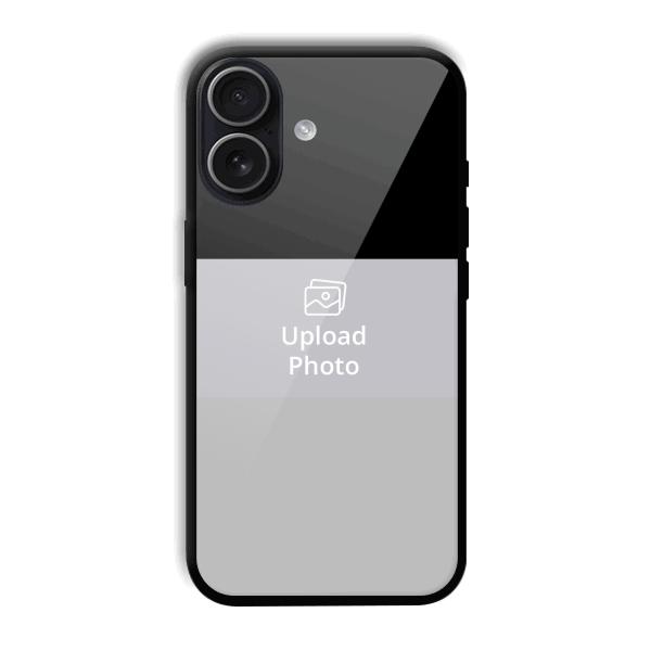 Black & Grey Customized Printed Back Cover for iPhone 17