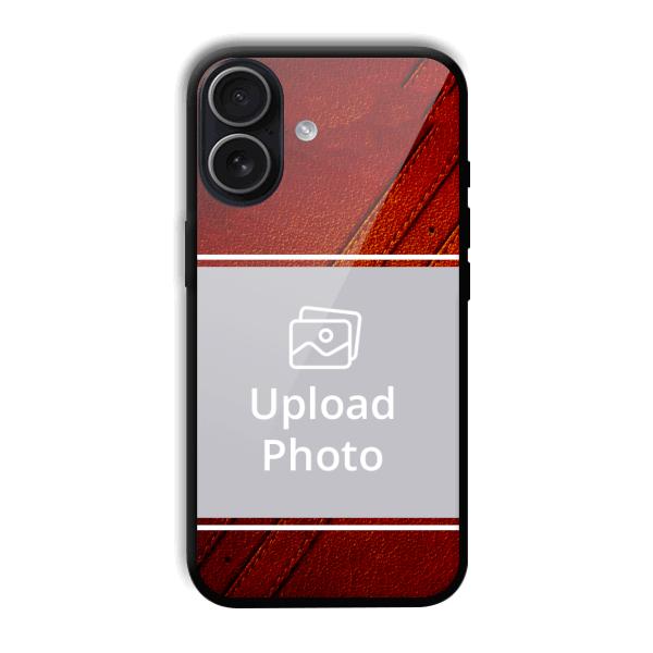 Solid Red Customized Printed Back Cover for iPhone 17