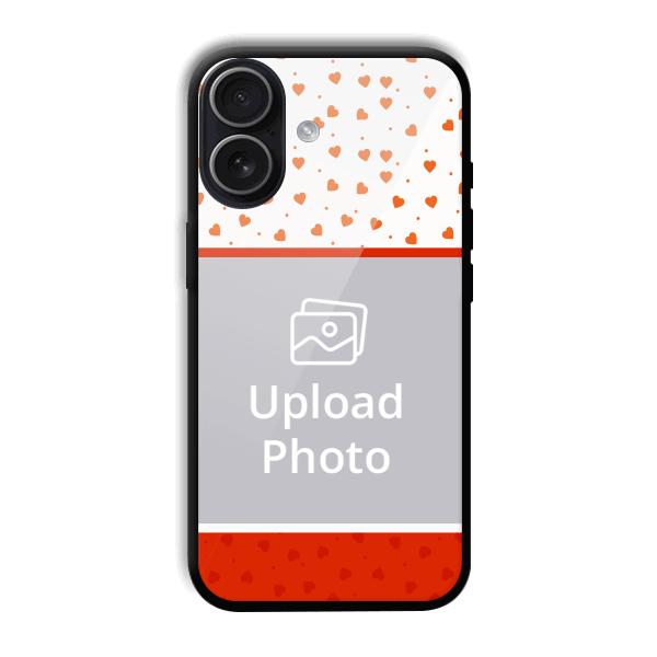 Orange Hearts Customized Printed Back Cover for iPhone 17