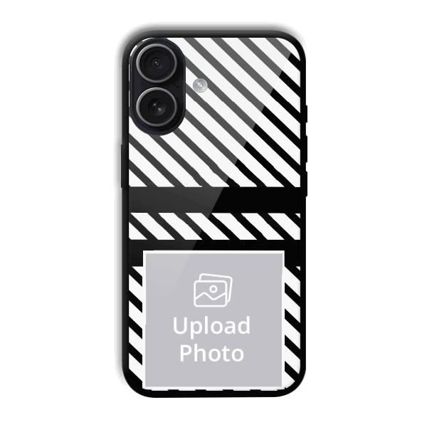 White Black Customized Printed Back Cover for iPhone 17
