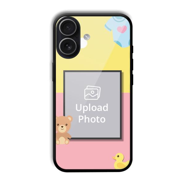 Teddy Bear Baby Design Customized Printed Back Cover for iPhone 17