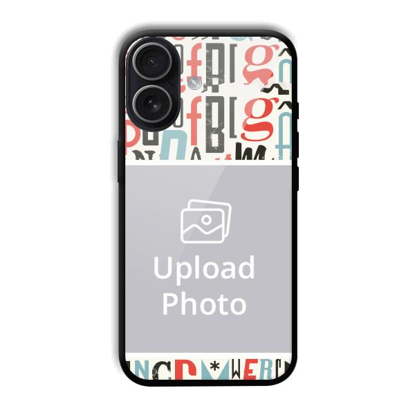 Alphabets Customized Printed Back Cover for iPhone 17