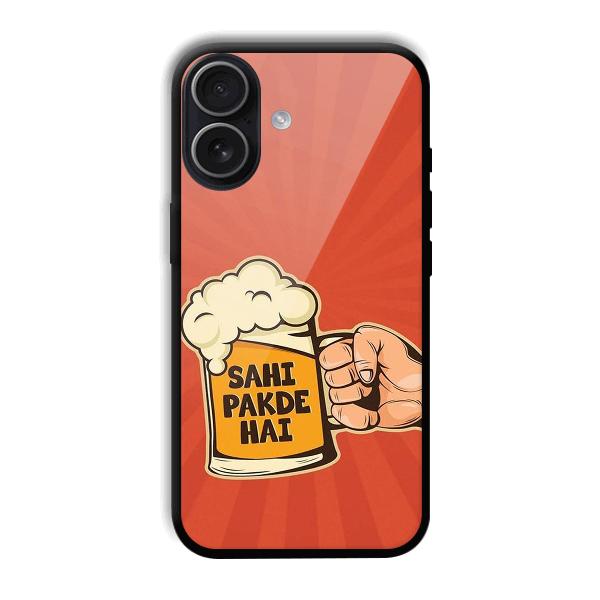 Sahi Pakde Hai Phone Customized Printed Back Cover for iPhone 17