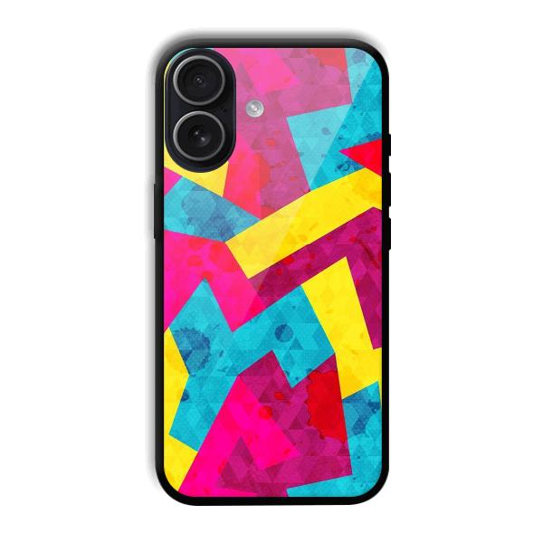 Pink Yellow Pattern Phone Customized Printed Back Cover for iPhone 17