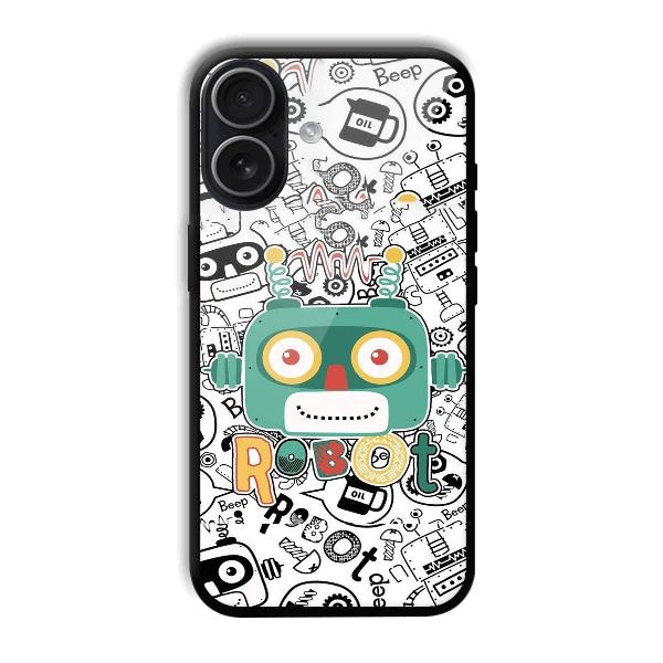 Animated Robot Phone Customized Printed Back Cover for iPhone 17