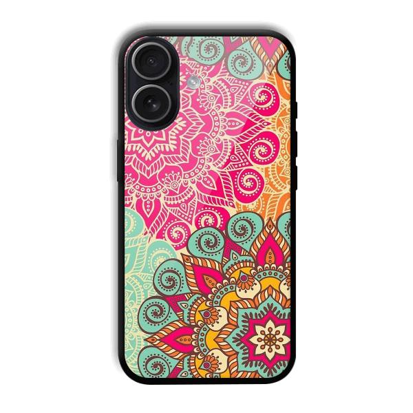 Floral Design Phone Customized Printed Back Cover for iPhone 17