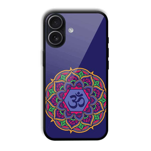 Blue Om Design Phone Customized Printed Back Cover for iPhone 17