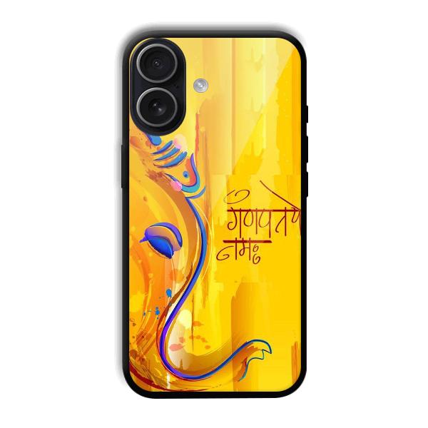 Ganpathi Prayer Phone Customized Printed Back Cover for iPhone 17