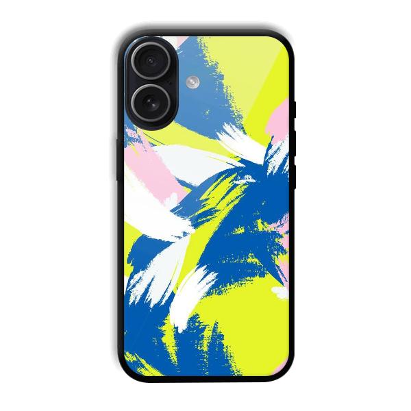 Blue White Pattern Phone Customized Printed Back Cover for iPhone 17