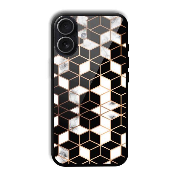 Black Cubes Phone Customized Printed Back Cover for iPhone 17