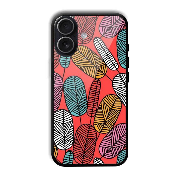 Lines and Leaves Phone Customized Printed Back Cover for iPhone 17