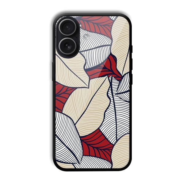 Leafy Pattern Phone Customized Printed Back Cover for iPhone 17
