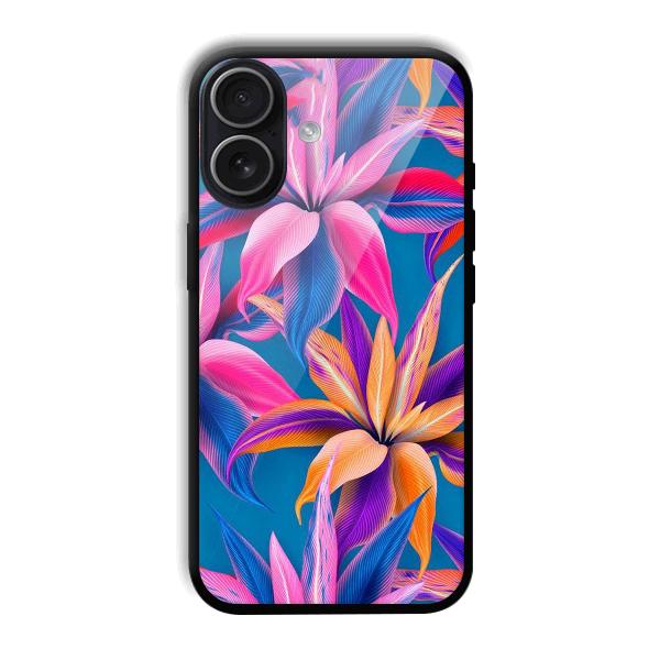 Aqautic Flowers Phone Customized Printed Back Cover for iPhone 17