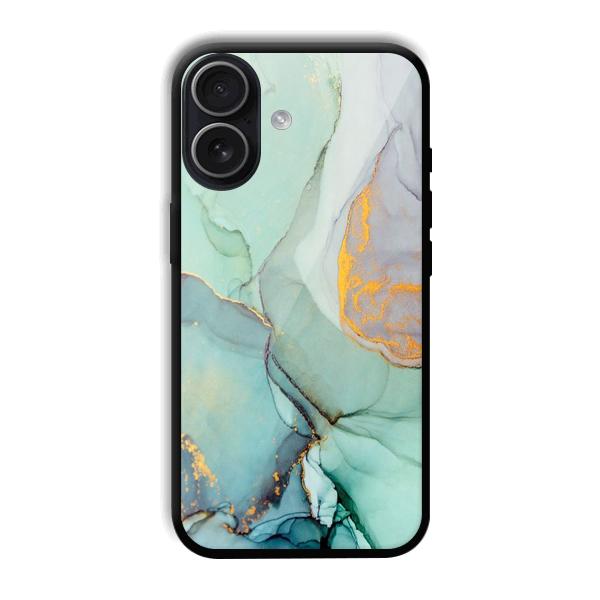 Green Marble Phone Customized Printed Back Cover for iPhone 17
