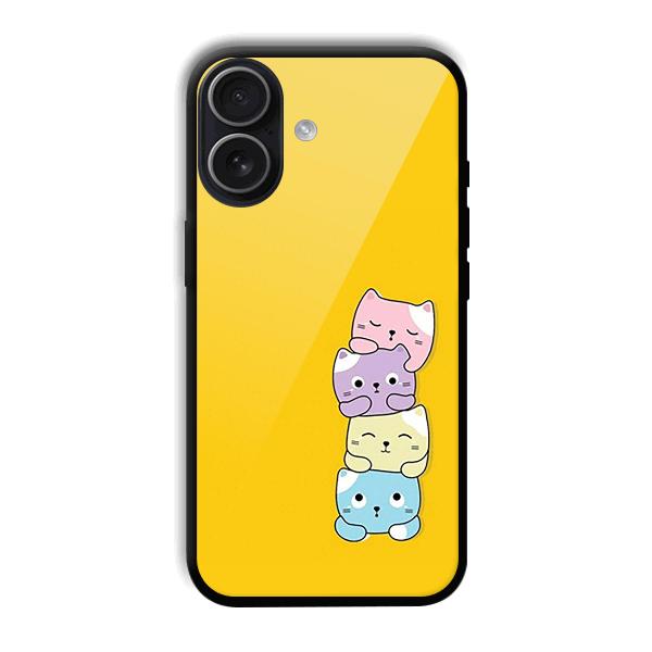 Colorful Kittens Phone Customized Printed Back Cover for iPhone 17
