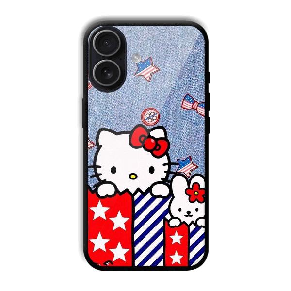 Cute Kitty Phone Customized Printed Back Cover for iPhone 17