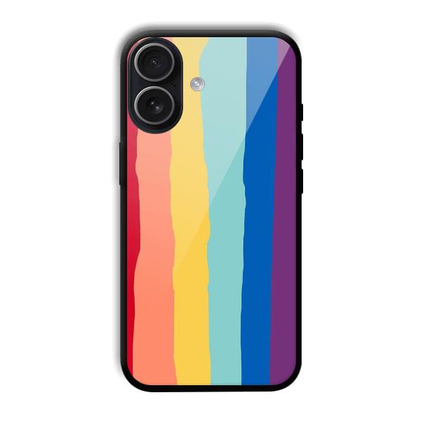 Vertical Paint Phone Customized Printed Back Cover for iPhone 17