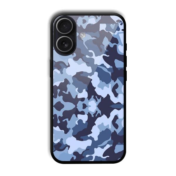 Blue Patterns Phone Customized Printed Back Cover for iPhone 17