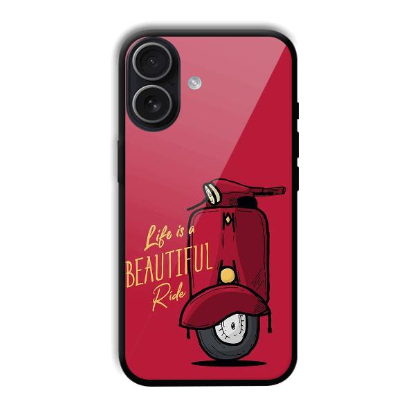 Life is Beautiful Phone Customized Printed Back Cover for iPhone 17