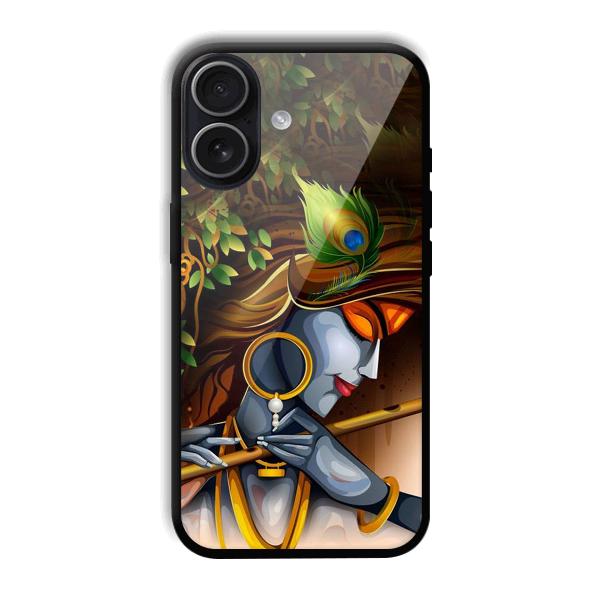 Krishna & Flute Phone Customized Printed Back Cover for iPhone 17