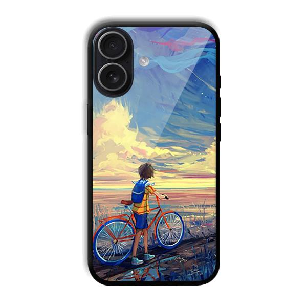Boy & Sunset Phone Customized Printed Back Cover for iPhone 17