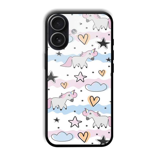 Unicorn Pattern Phone Customized Printed Back Cover for iPhone 17