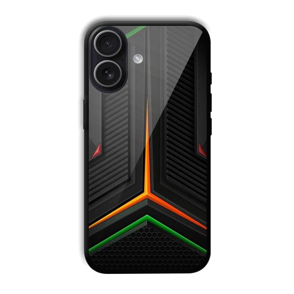 Black Design Phone Customized Printed Back Cover for iPhone 17