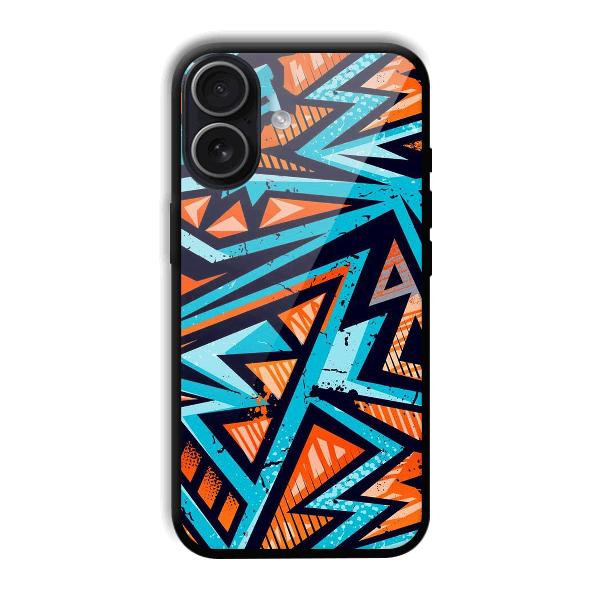 Zig Zag Pattern Phone Customized Printed Back Cover for iPhone 17