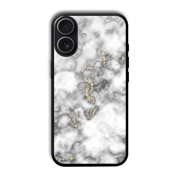 Grey White Design Phone Customized Printed Back Cover for iPhone 17