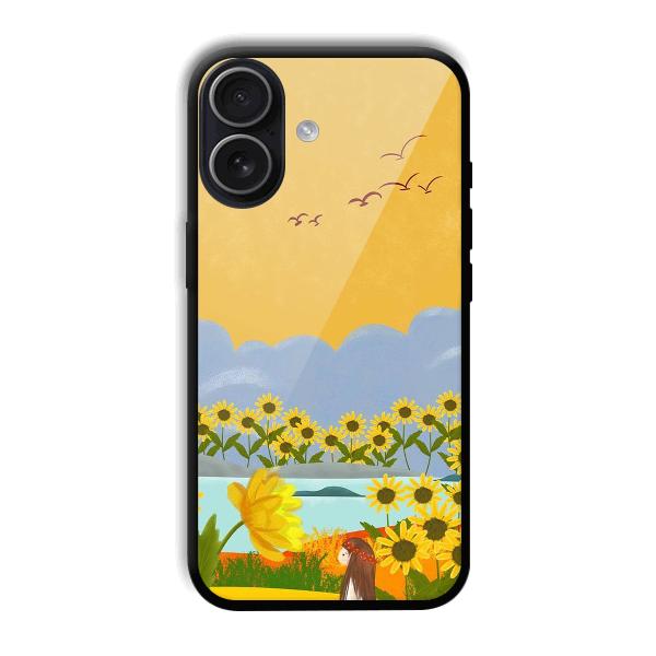 Girl in the Scenery Phone Customized Printed Back Cover for iPhone 17