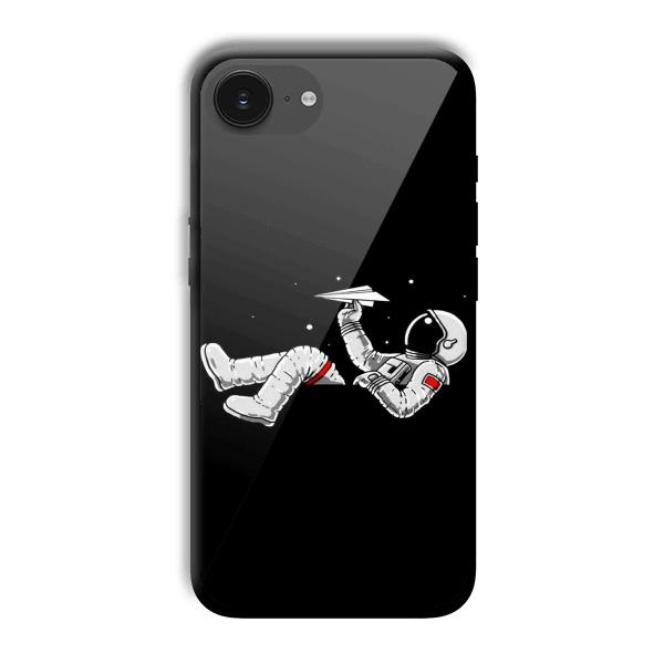 Lazy Astronaut Customized Printed Glass Back Cover for iPhone 17e