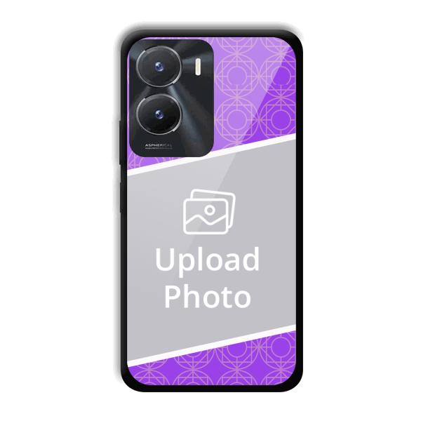 Purple Design Customized Printed Back Cover for Vivo T2x 5G