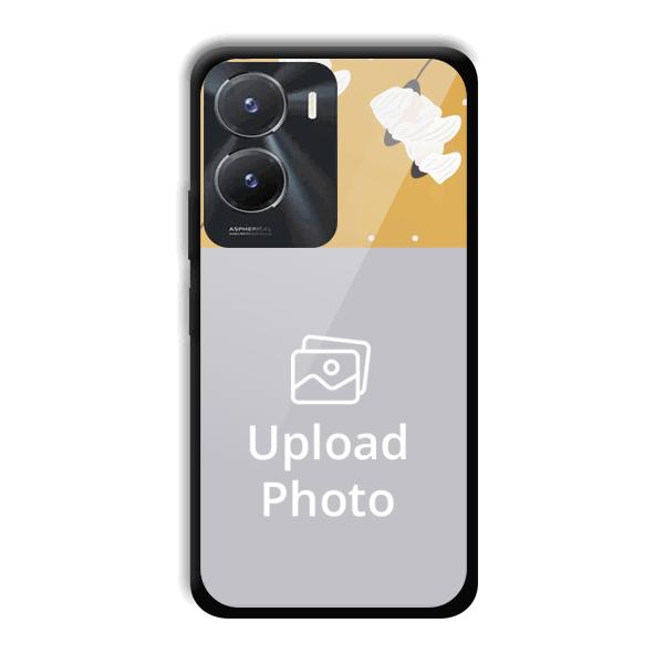 Flowers Background Customized Printed Back Cover for Vivo T2x 5G