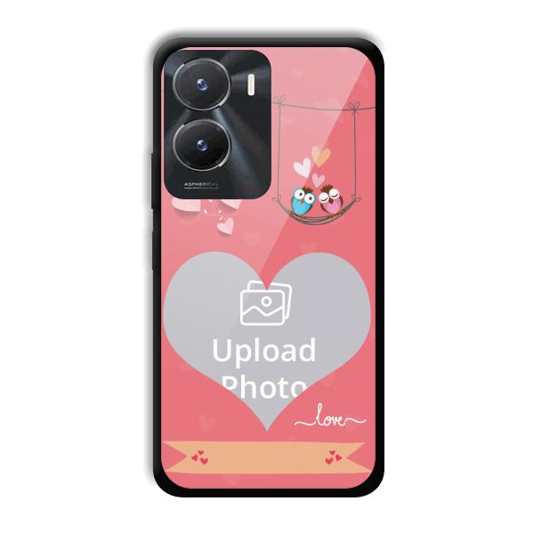 Love Birds Design Customized Printed Back Cover for Vivo T2x 5G