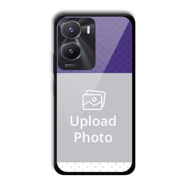 Blue White Dots Customized Printed Back Cover for Vivo T2x 5G