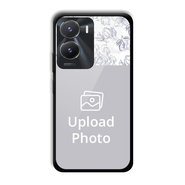 Flowers Customized Printed Back Cover for Vivo T2x 5G