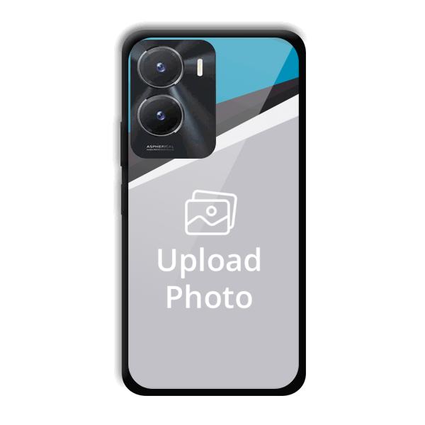 Blue Black Customized Printed Back Cover for Vivo T2x 5G