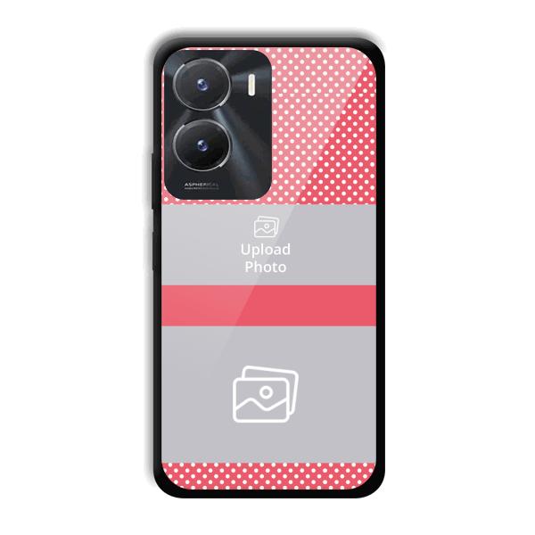 Pink Polka Customized Printed Back Cover for Vivo T2x 5G