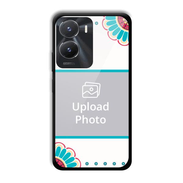 Floral Customized Printed Back Cover for Vivo T2x 5G