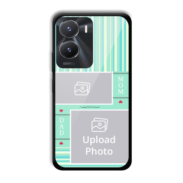 Mom Dad Customized Printed Back Cover for Vivo T2x 5G