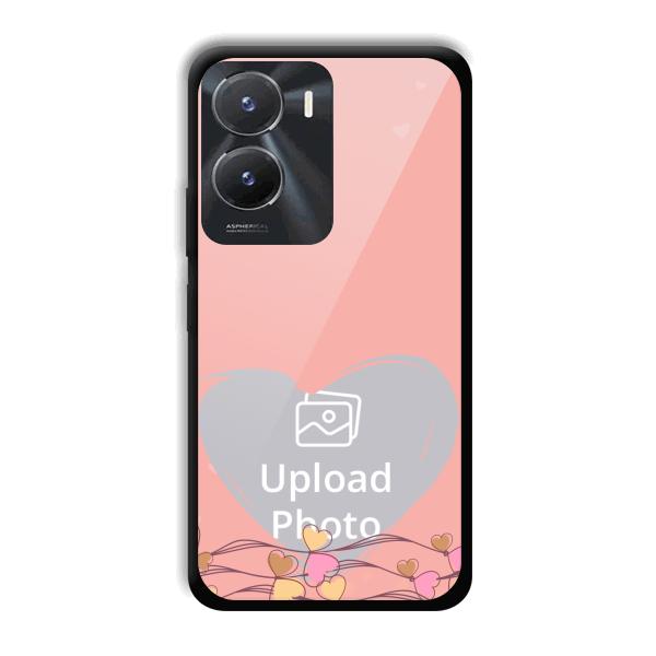 Small Hearts Customized Printed Back Cover for Vivo T2x 5G