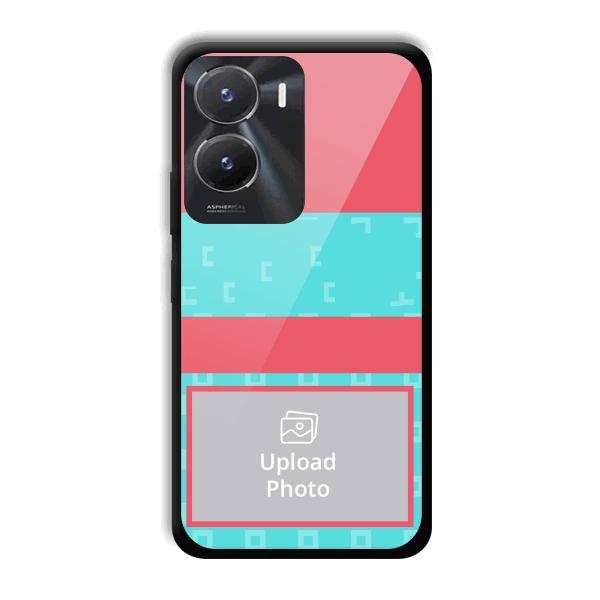 Bluish Pattern Customized Printed Back Cover for Vivo T2x 5G