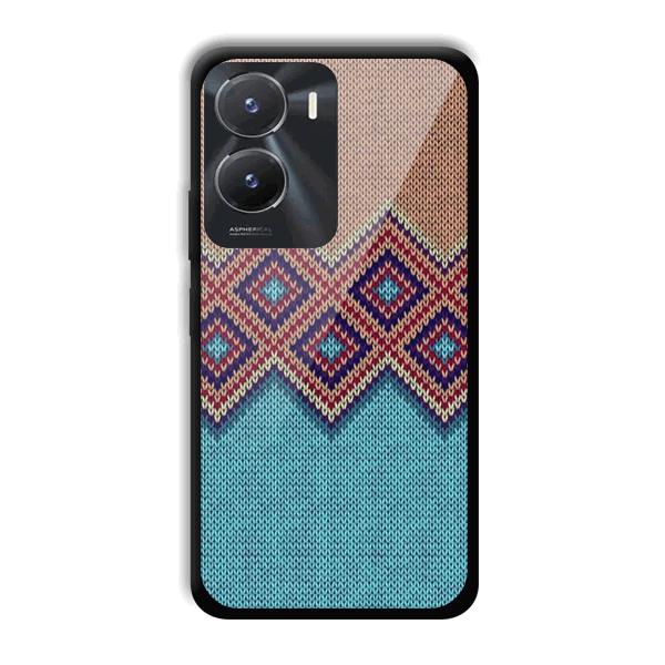 Fabric Design Phone Customized Printed Back Cover for Vivo T2x 5G